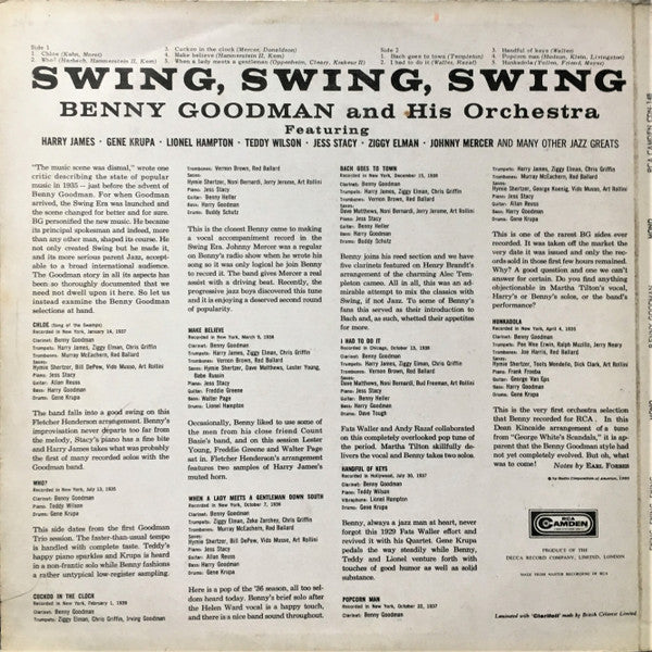 Master Release: Swing, Swing, Swing by Benny Goodman