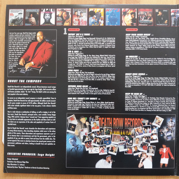 Release: Death Row - Greatest Hits-Vinyl-US-2001-DRR 63014-1-4904389