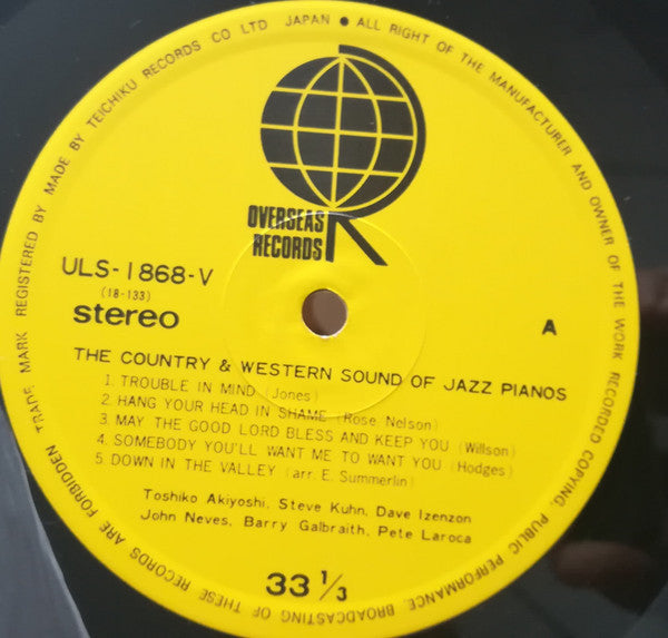 The Country & Western Sound Of Jazz Pianos