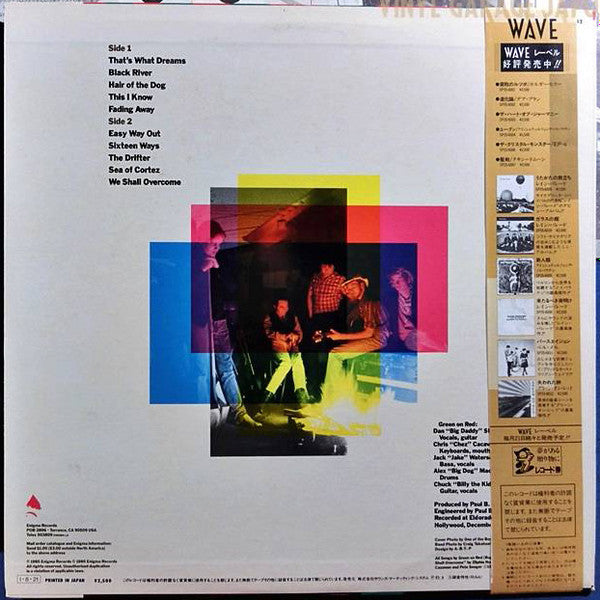 Release: Gas Food Lodging-Vinyl-Japan-1985-SP25-6012-6572179
