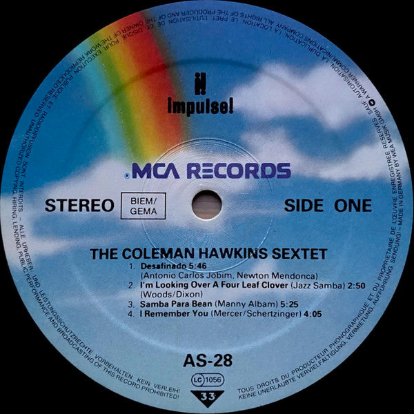 Desafinado Coleman Hawkins Plays Bossa Nova & Jazz Samba