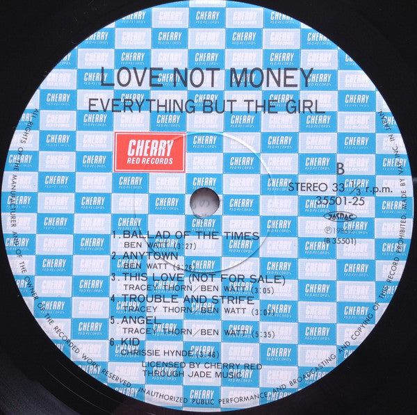 Love Not Money = ラヴ・ノット・マネー
