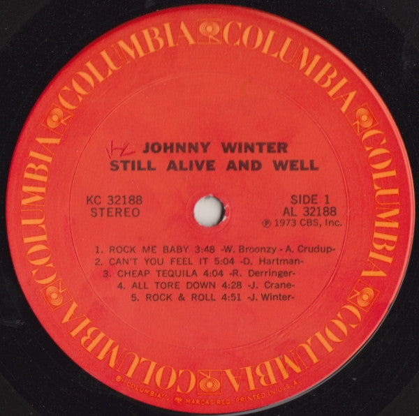 Release: Still Alive And Well-Vinyl-US-1973-KC 32188-1224268
