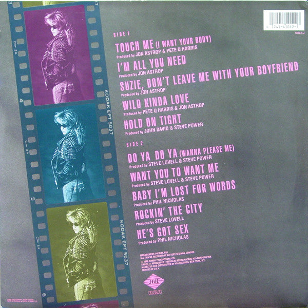 Release: Touch Me-Vinyl-US-1986-1012-1-J-1014027