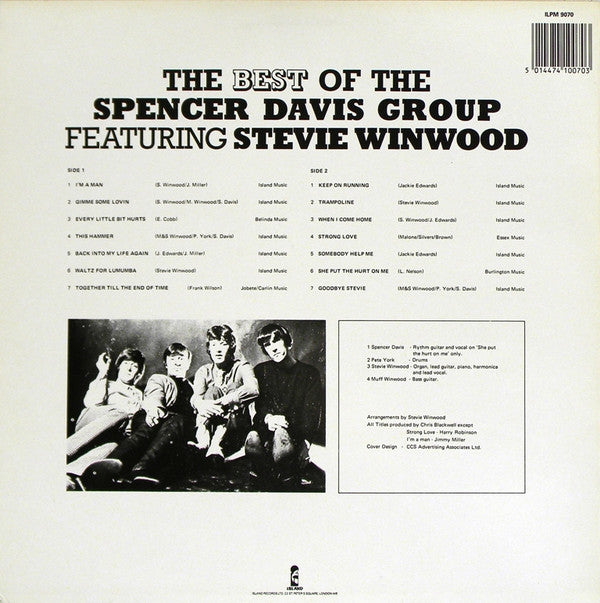 The Best Of The Spencer Davis Group Featuring Stevie Winwood