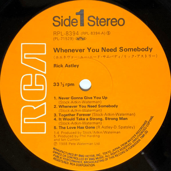 Whenever You Need Somebody