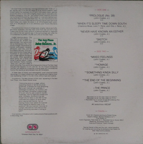 Alone And Live At The Deer Head