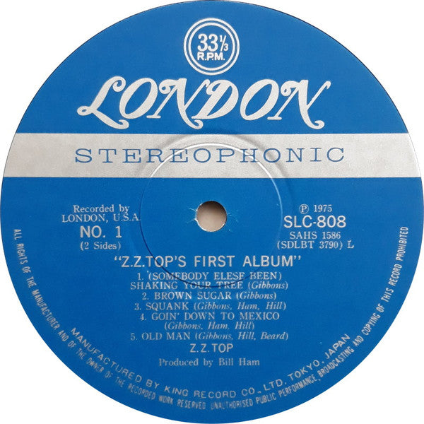 ZZ Top's First Album = Z.Z.トップ・ファースト・アルバム