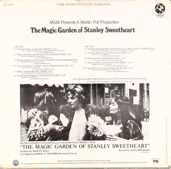 Master Release: Music From The Motion Picture Soundtrack "The Magic Garden Of Stanley Sweetheart" by Various