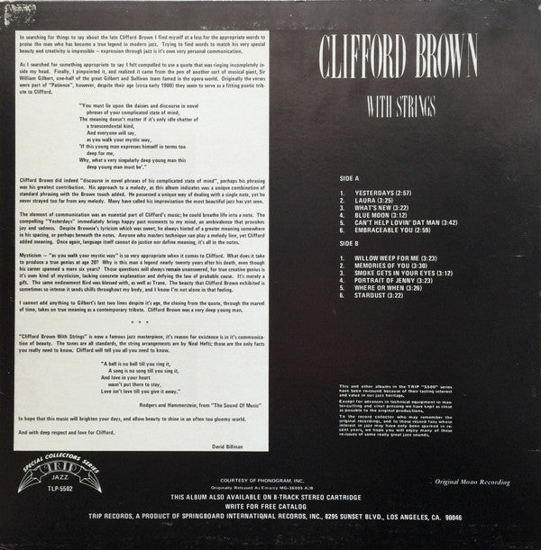 Release: Unknown Release-Vinyl-US-1974-TLP-5502-2351937