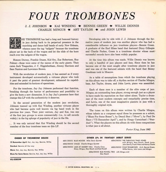 Four Trombones Vol. 1