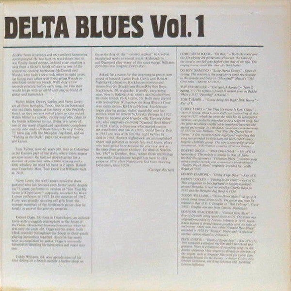 Mississippi Delta Blues Vol. 1