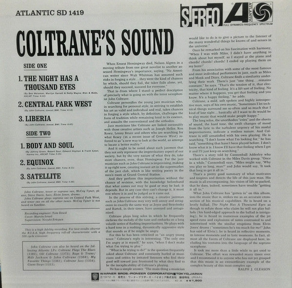 Coltrane's Sound