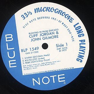 Release: Blowing In From Chicago-Vinyl-Japan-1979-GXK-8112, BLP 1549-7214181