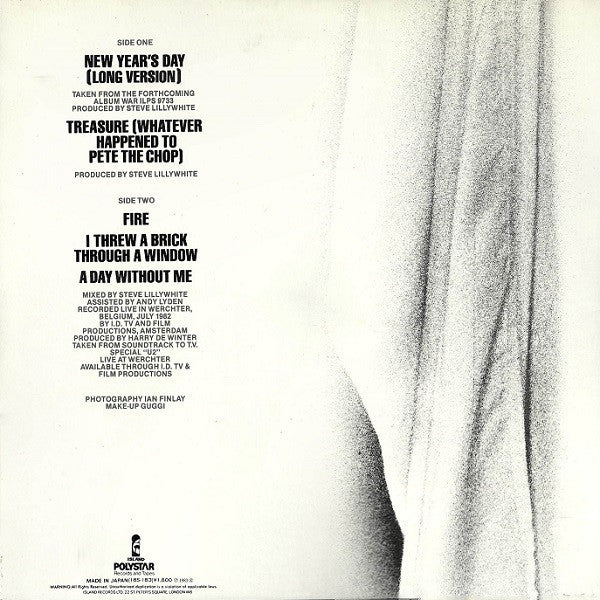 Release: New Year's Day-Vinyl-Japan-1983-18S-183, 18S-183-1695157