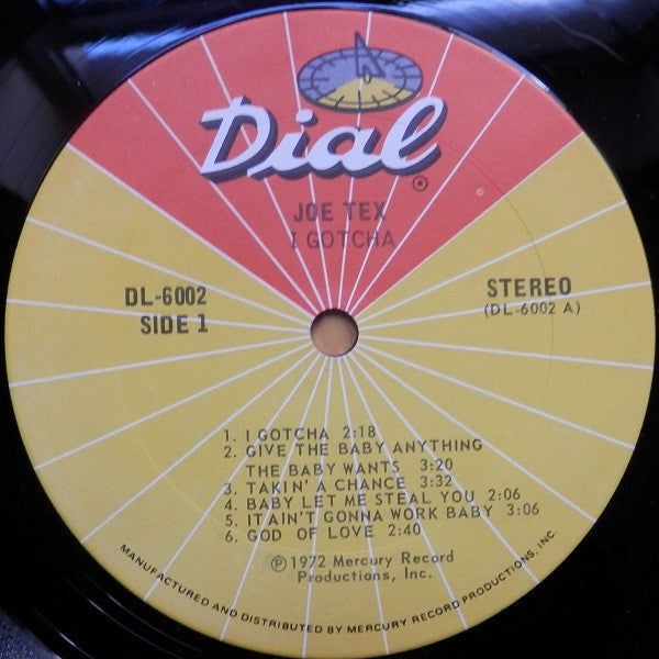 Release: I Gotcha-Vinyl-US-1972-DL-6002-8089919
