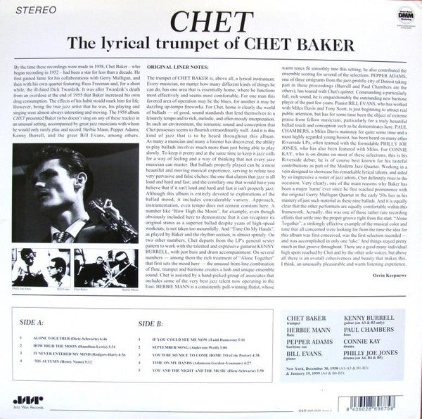 Release: Chet-Vinyl-Spain-2010-JWR4524-2741232