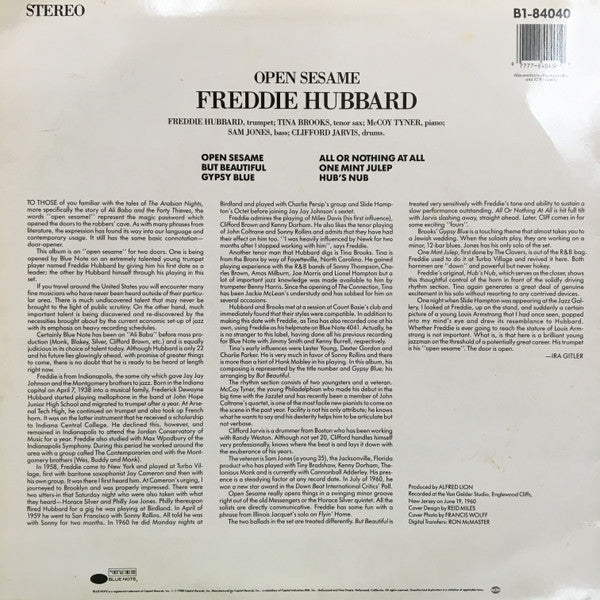 Release: Open Sesame-Vinyl-US-1989-B1-84040-3173560