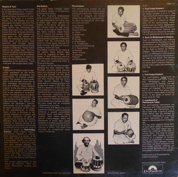 Release: Indian Drums-Vinyl-India-1971-2480 117-5382986
