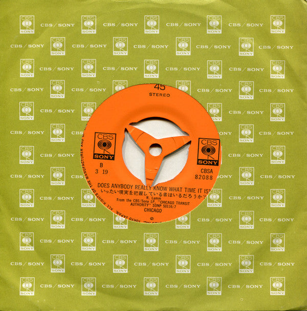 Someday (August 29, 1968) / Does Anybody Really Know What Time It Is?