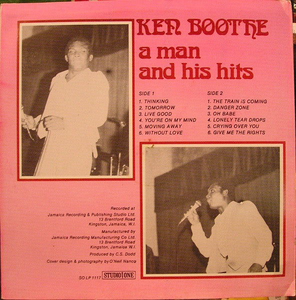 Master Release: A Man And His Hits by Ken Boothe