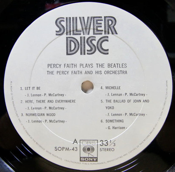 Percy Faith Plays The Beatles