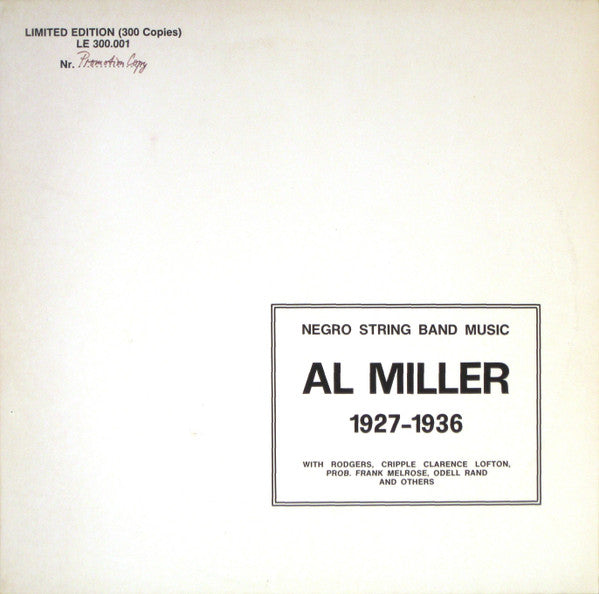 Release: Unknown Release-Vinyl-Austria-None-LE 300.001-4812612