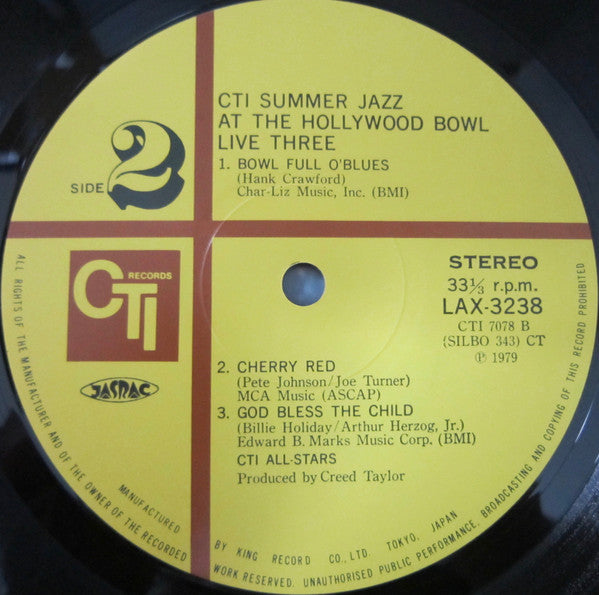 CTI Summer Jazz At The Hollywood Bowl Live Three