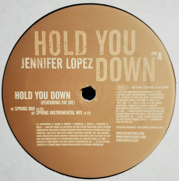 Release: Hold You Down-Vinyl-US-2005-55419-S1, EAS 55419-2103665