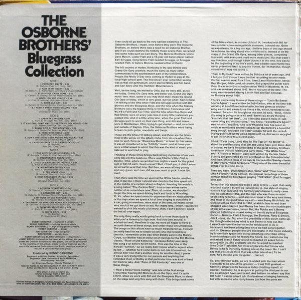 Master Release: The Osborne Brothers' Bluegrass Collection by The Osborne Brothers