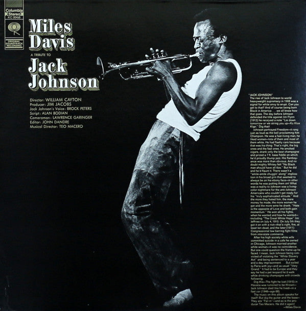 Release: Jack Johnson (Original Soundtrack Recording)-Vinyl-US-None-KC 30455-1941575