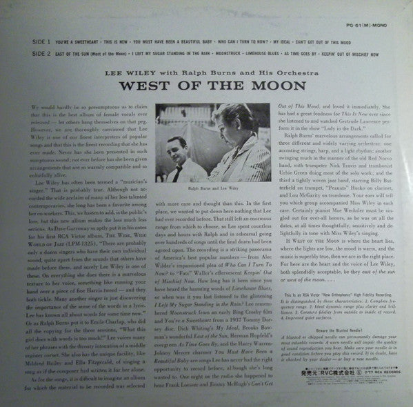 West Of The Moon