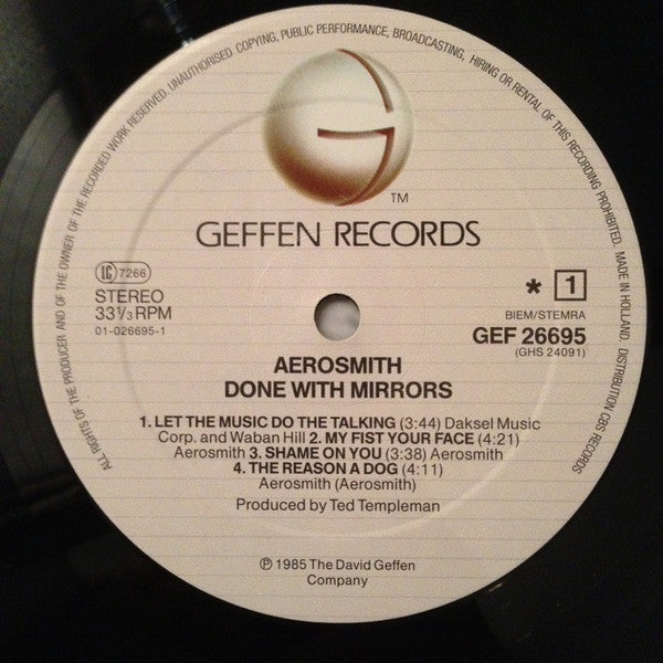 Release: Done With Mirrors-Vinyl-Europe-1985-GEF 26695, 26695, GHS 24091-1805028