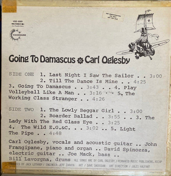Release: Going To Damascus-Vinyl-US-1971-VSD • 6569-3986602