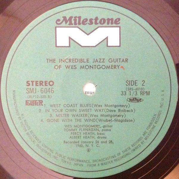 The Incredible Jazz Guitar Of Wes Montgomery