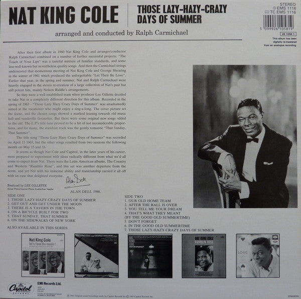 Master Release: Those Lazy-Hazy-Crazy Days Of Summer by Nat King Cole