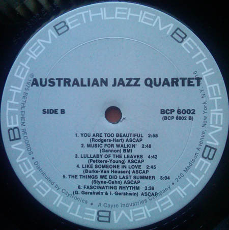 The Australian Jazz Quartet