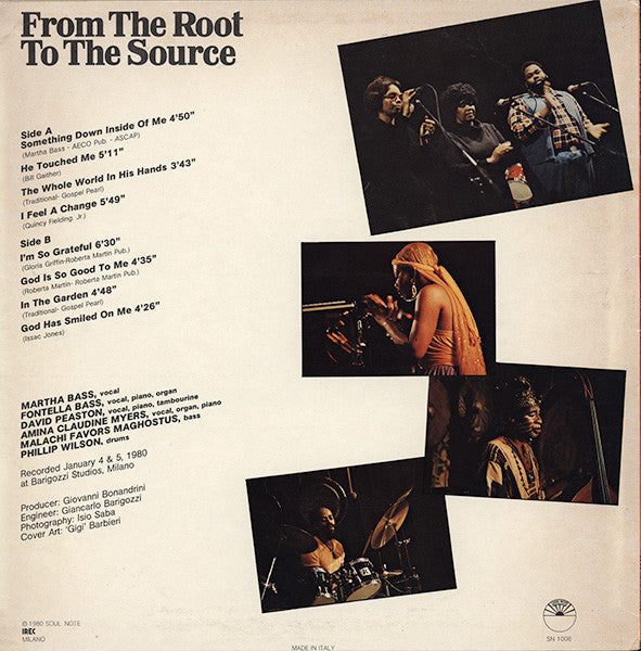 Release: From The Root To The Source-Vinyl-Italy-1980-SN 1006-3063272