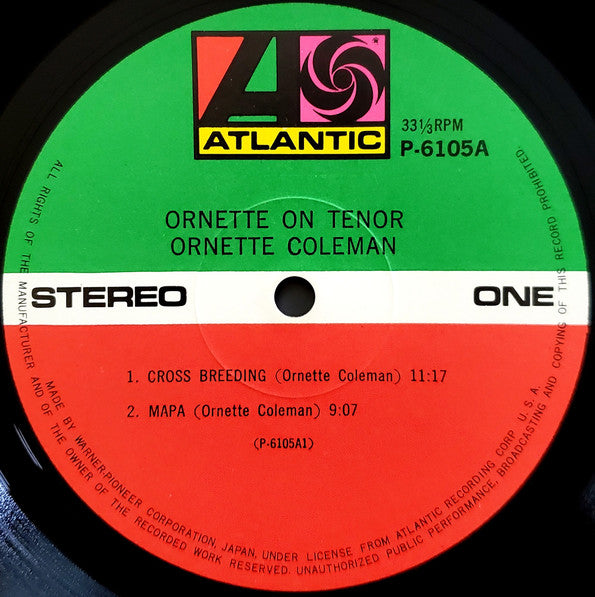 Ornette On Tenor