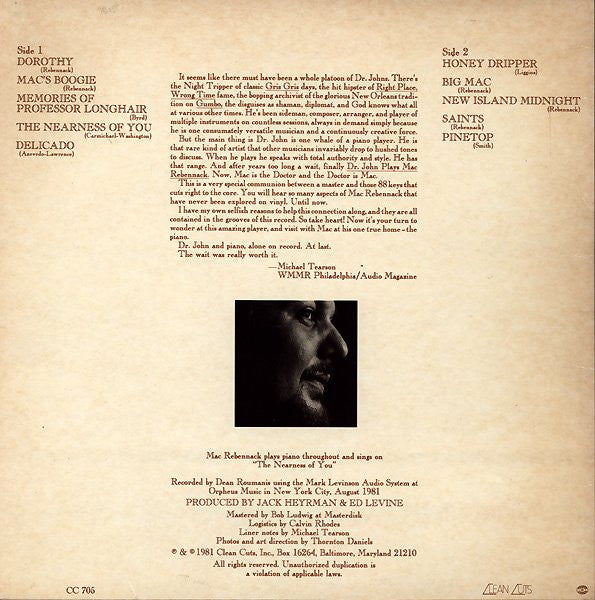 Release: Unknown Release-Vinyl-US-1981-CC 705-1970337