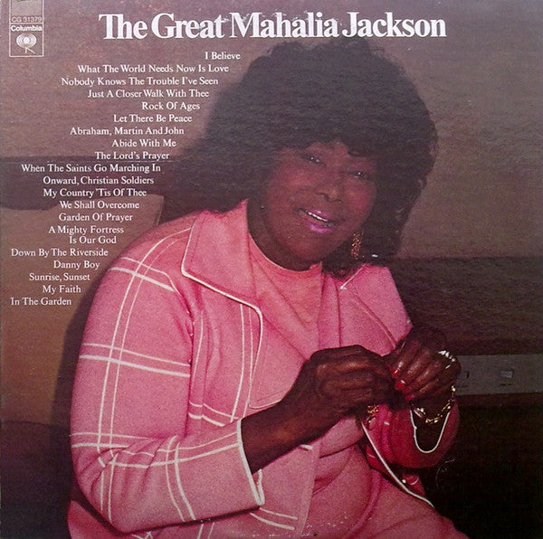 Release: The Great Mahalia Jackson-Vinyl-US-1972-CG 31379, KG 31379-2083109