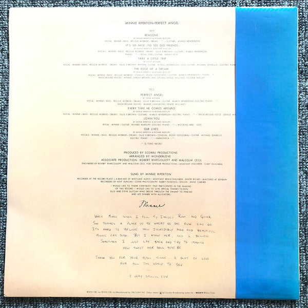 Release: Perfect Angel-Vinyl-Japan-1974-ECPM-104-2212930
