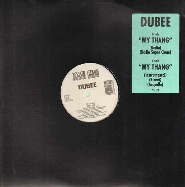 Master Release: My Thang by Dubee Aka Sugawolf