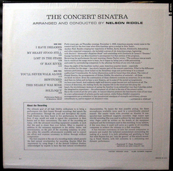 The Concert Sinatra