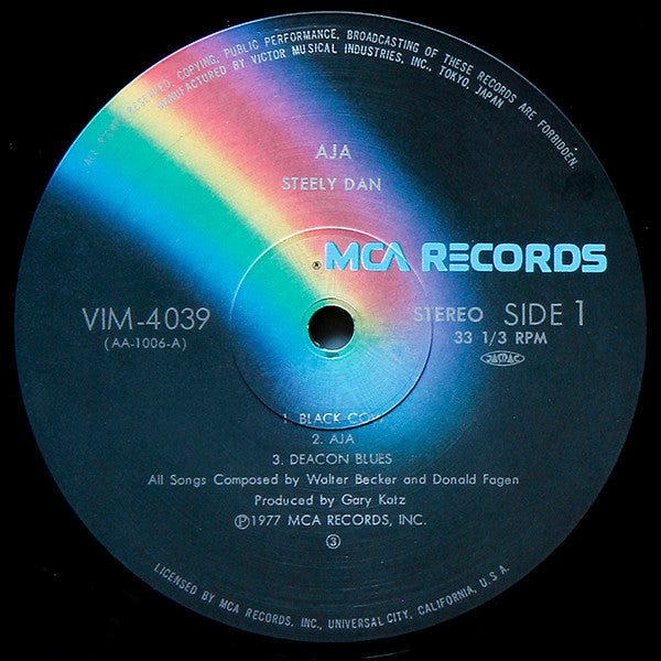Release: Aja-Vinyl-Japan-1980-VIM-4039-2440695