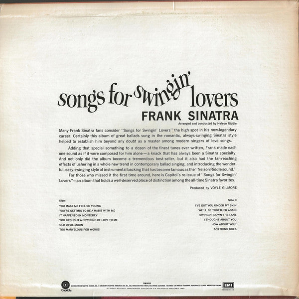 Songs For Swingin' Lovers