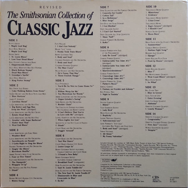 Master Release: The Smithsonian Collection Of Classic Jazz by Various