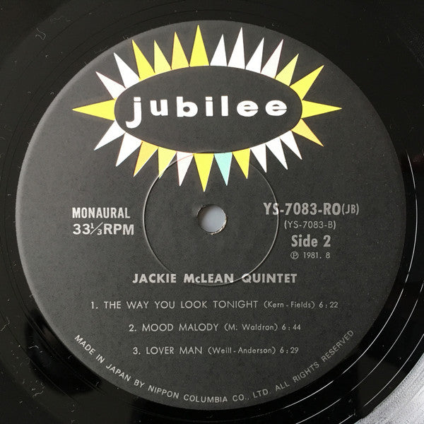 The Jackie McLean Quintet
