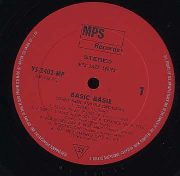 Release: Basic Basie-Vinyl-Japan-1970-YS-2402-M-6199672