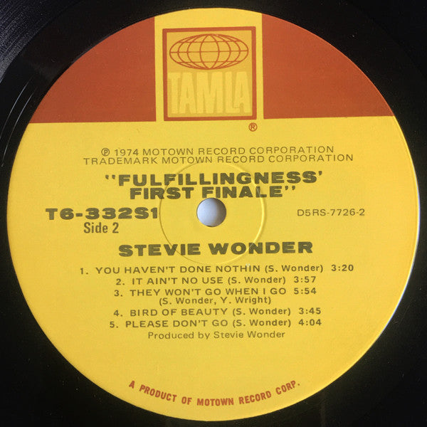 Fulfillingness' First Finale